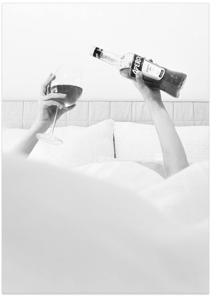 Aperol In Bed B&w