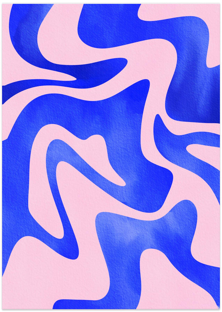 Abstract Blue Wave