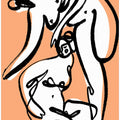 The Female Dancers (Peach)