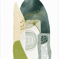 Art Prints of Green Shapes 3