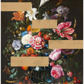Art Prints of Bouquet of Vintage Oil Painting Flowers, Modern Collage