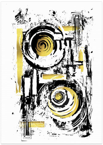 Art Prints of ABSTRACT ART Hard Working