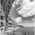 Art Prints of SAN DIEGO Sunset Cliffs | Monochrome