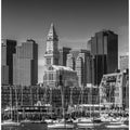Art Prints of BOSTON Skyline North End & Financial District