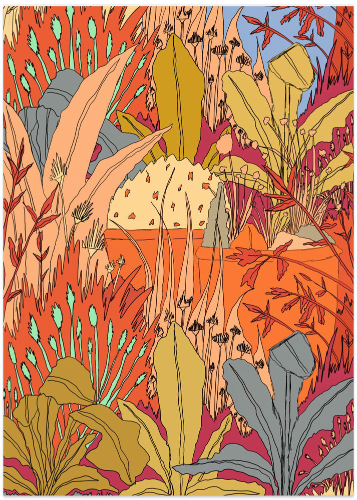 Hot Summer Garden