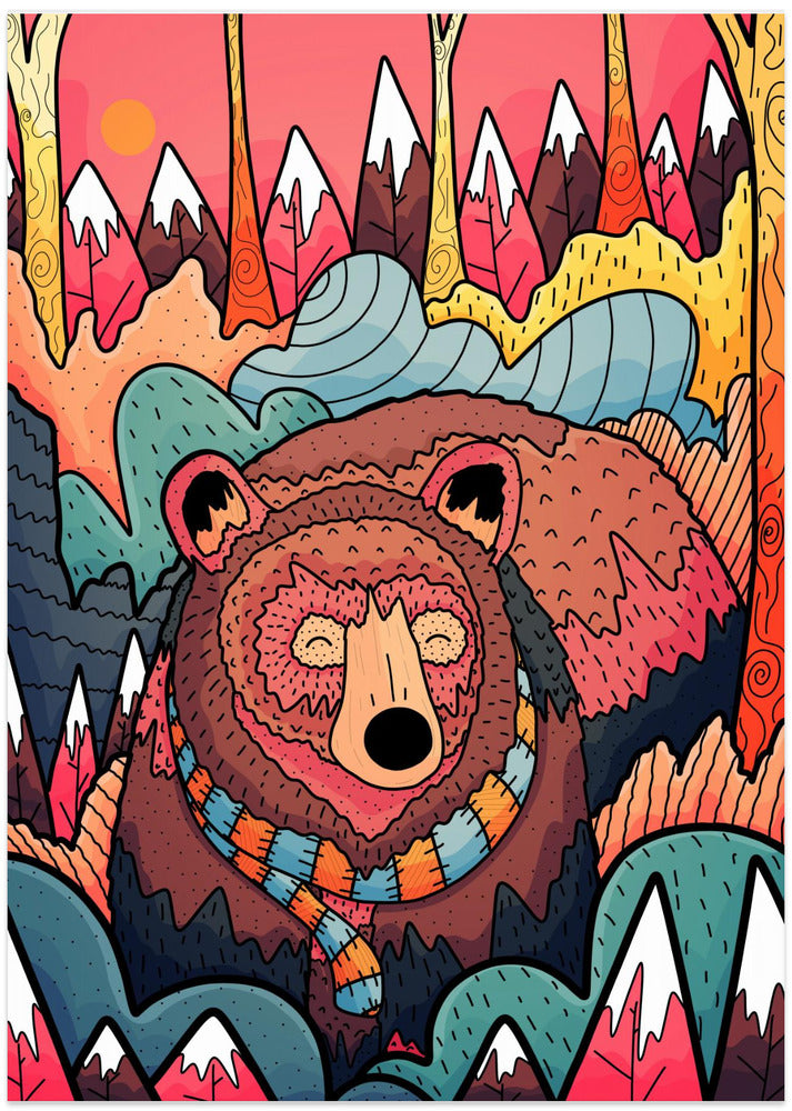 Winter Bear Forest
