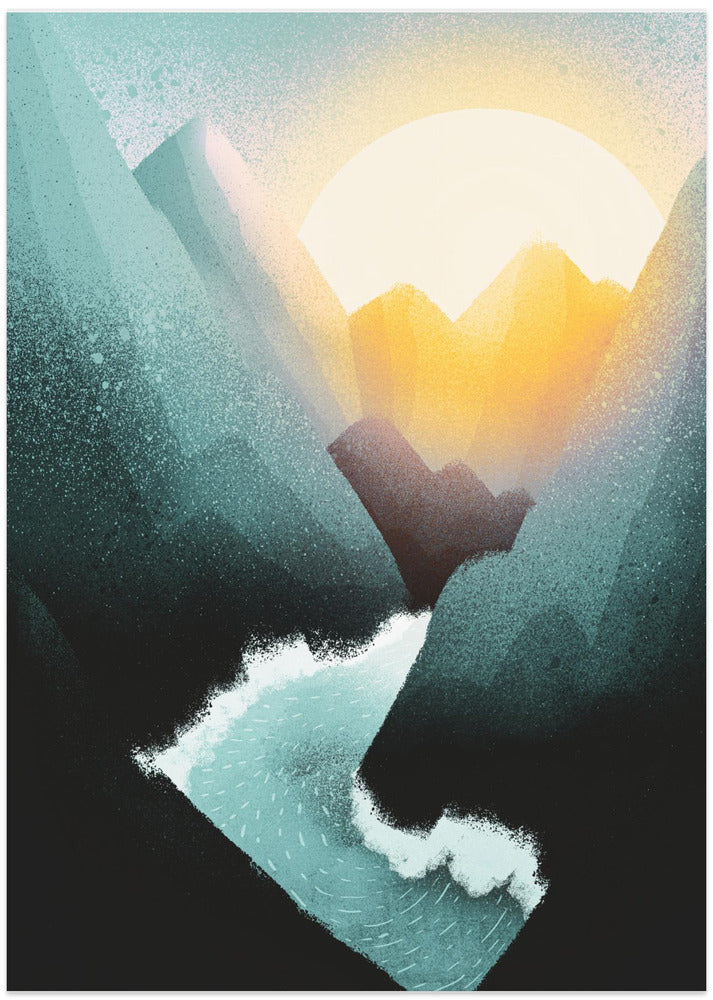 As the river moves