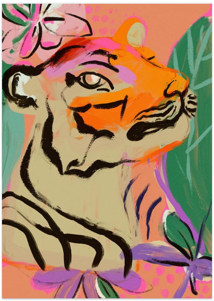 Vibrant Tiger Bloom