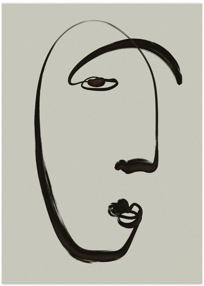 Abstract Face Lines