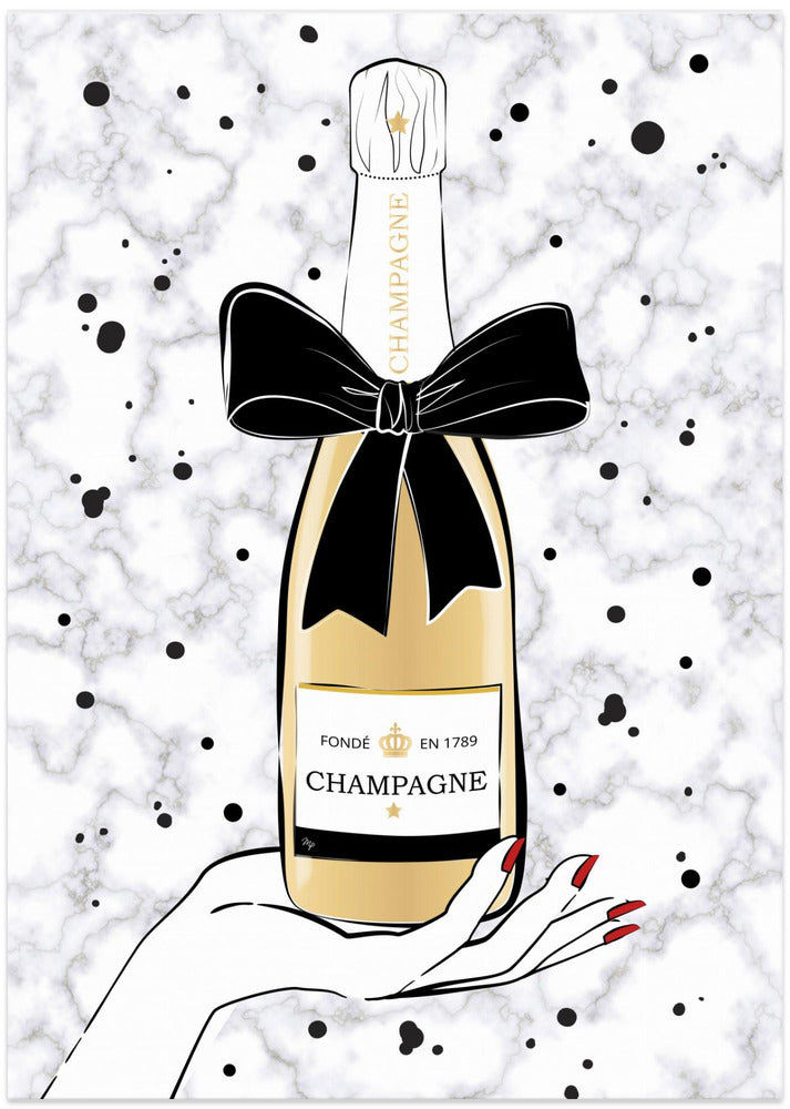 Holding Champagne