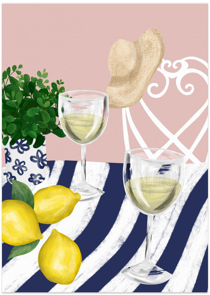 White wine for two