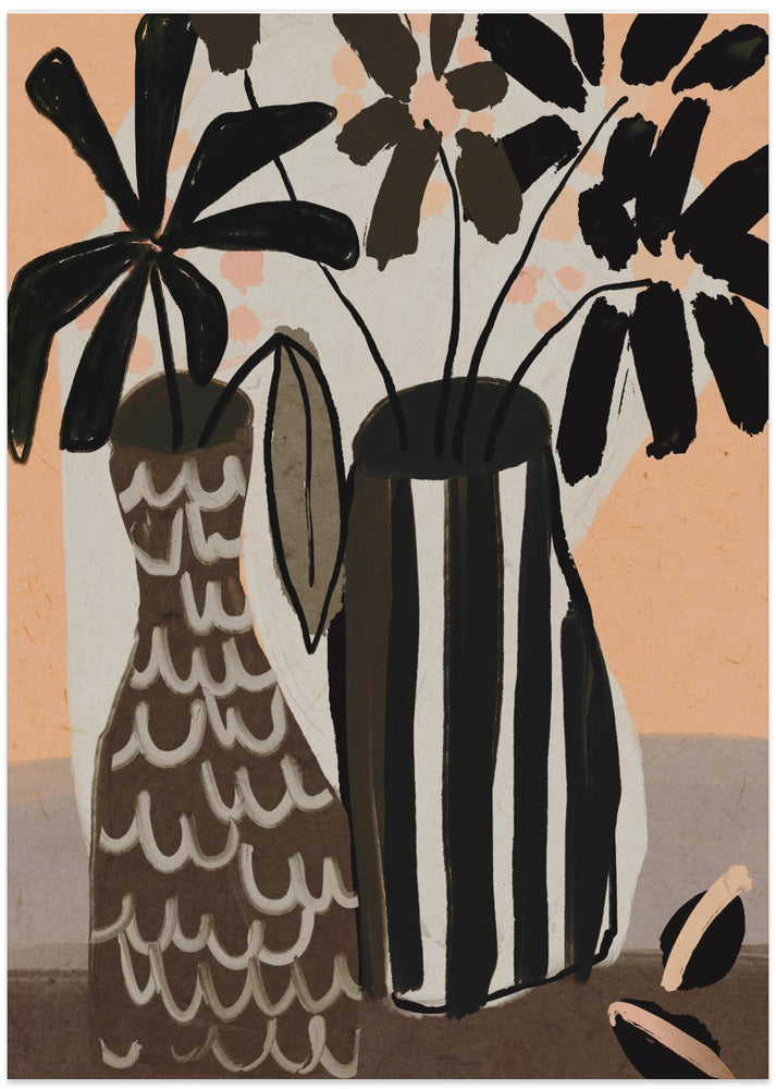 Striped Vases Bloom