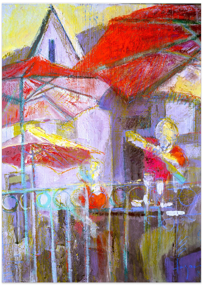 Red Umbrellas