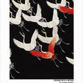 Furisode With a Myriad of Flying Cranes (1910–1920)   Japanese