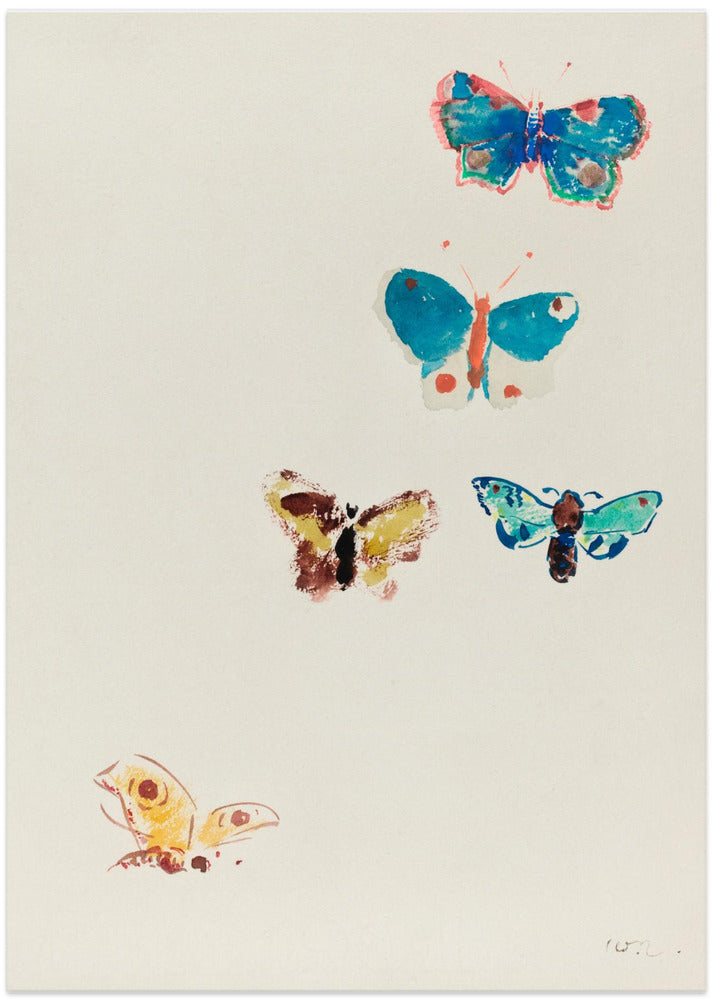 Five Butterflies