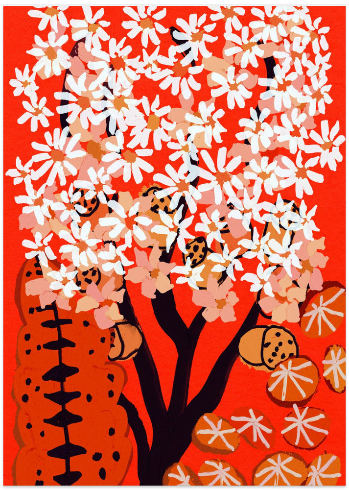 Blossoms on Fire