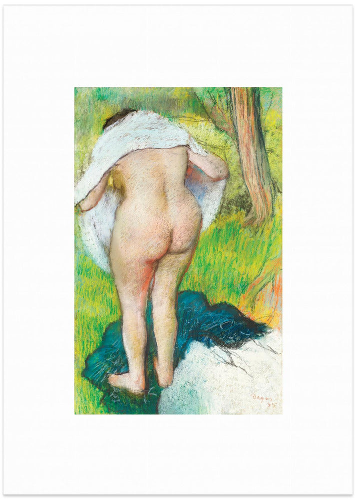 Girl Drying Herself