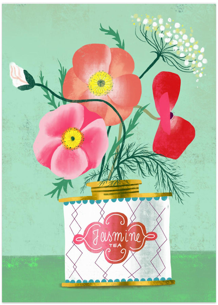 Poppies In Jasmine Tea
