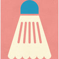 Badminton White Blue