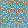 Sea Waves With Color Accents