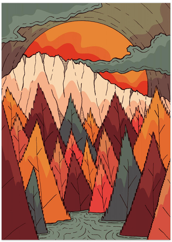 Autumn River Valley