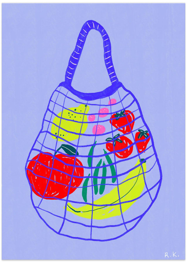 Shopping bag Blue
