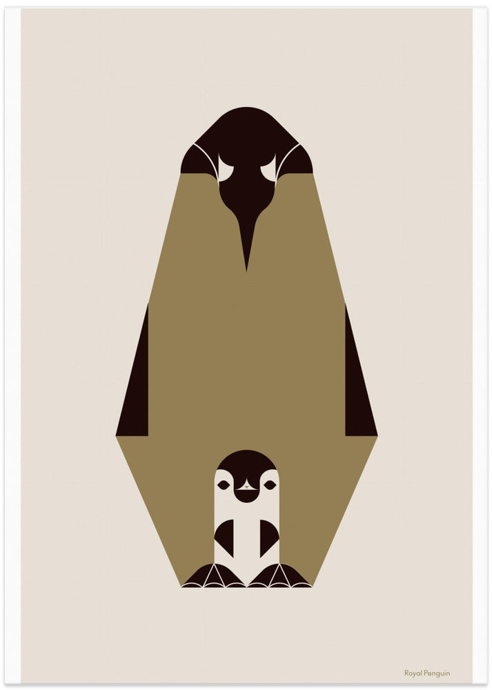 Golden Animals - Royal Penguin (white)