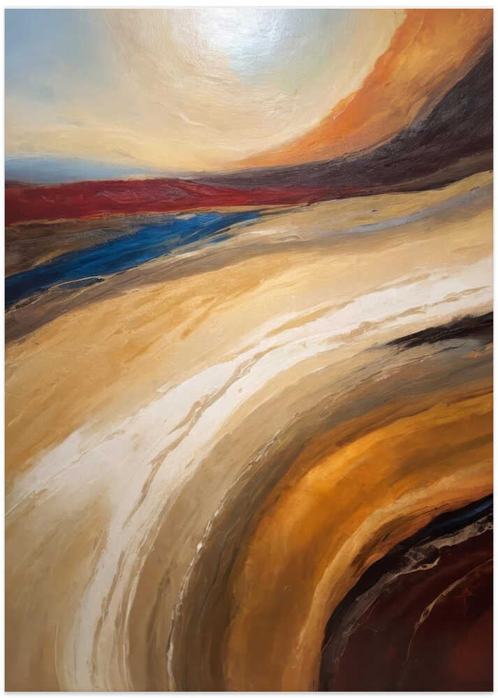 Sunset Over Rolling Sands