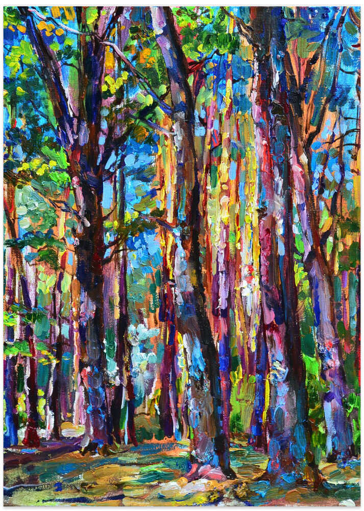 Oaks and pines
