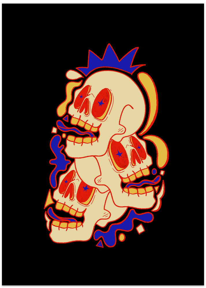 Punk rock skulls