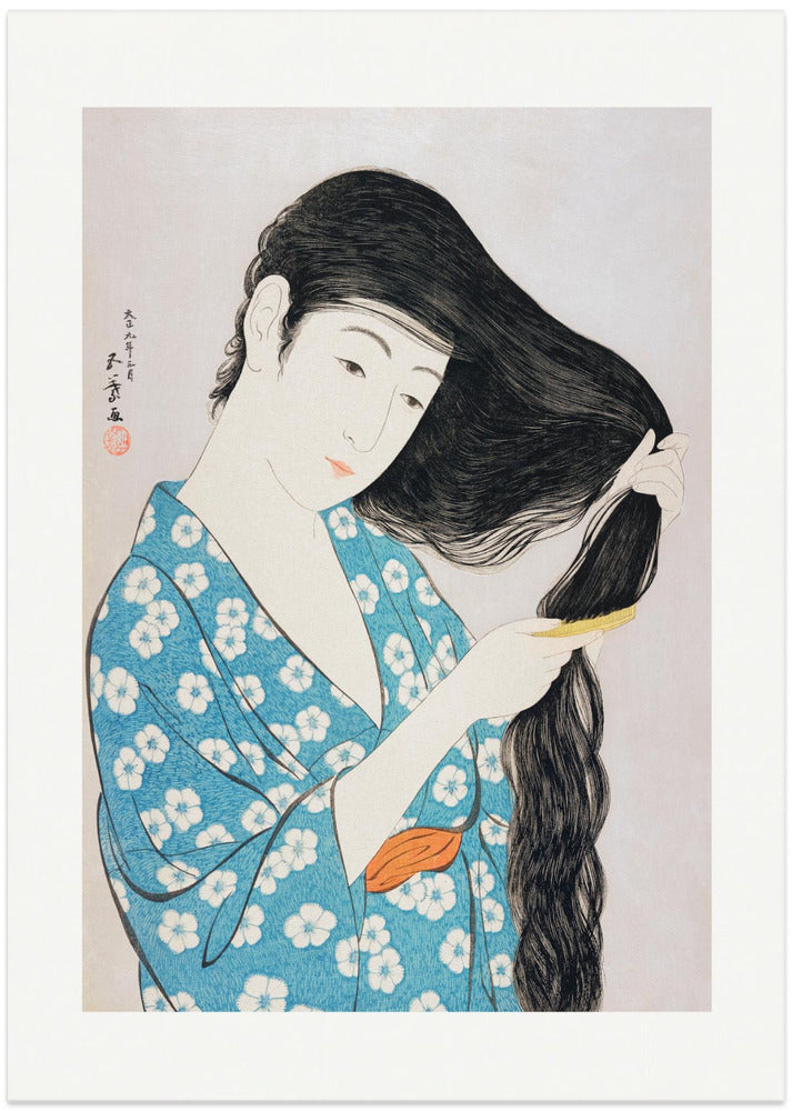 Woman Combing Her Hair (1920)