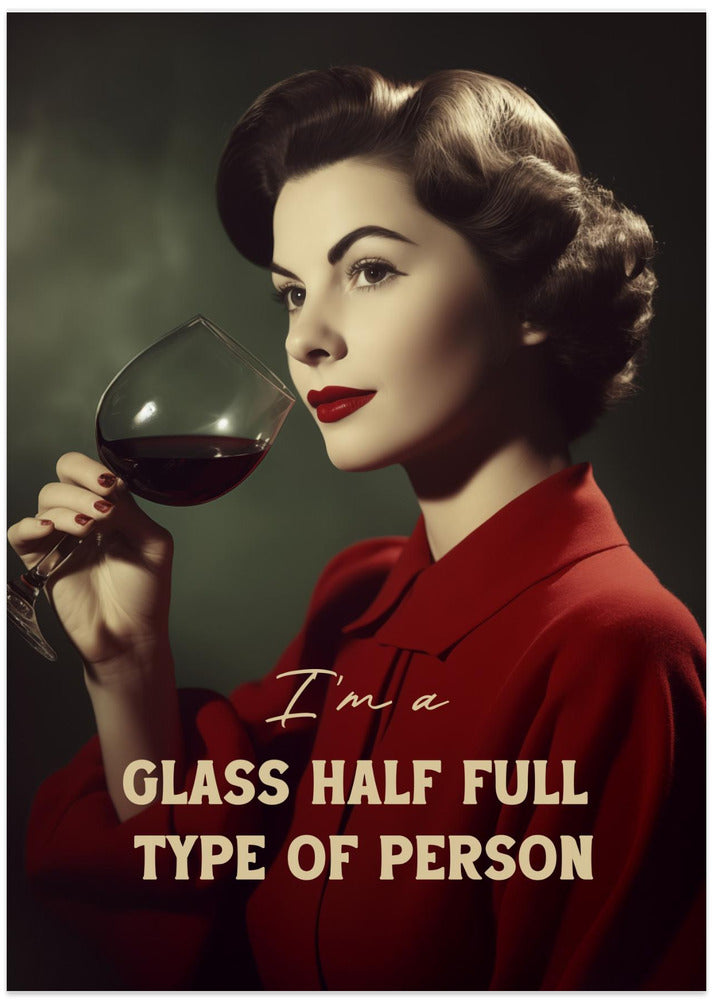 I'm a glass half full type of person