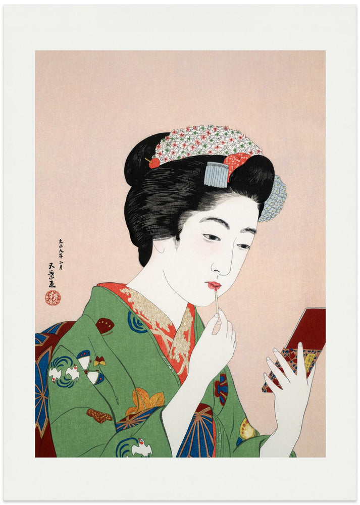Woman Applying Rouge (1920)