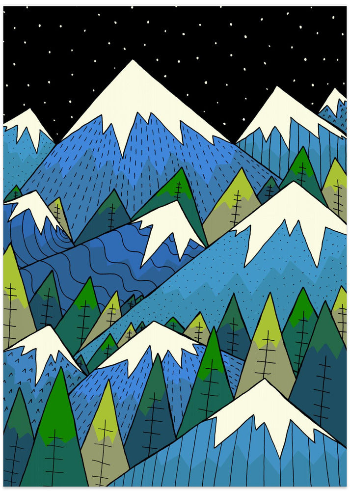 Blue mount forest