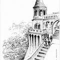 Budapest Fairy Tale Castle, Hungary City Art Print