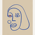 Bluestroke Portrait