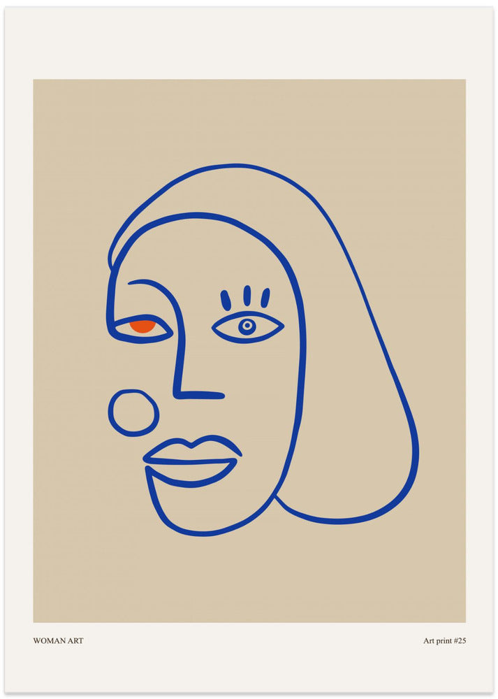 Bluestroke Portrait