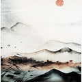 Misty Sunrise Peaks