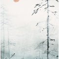 Serene Misty Pines
