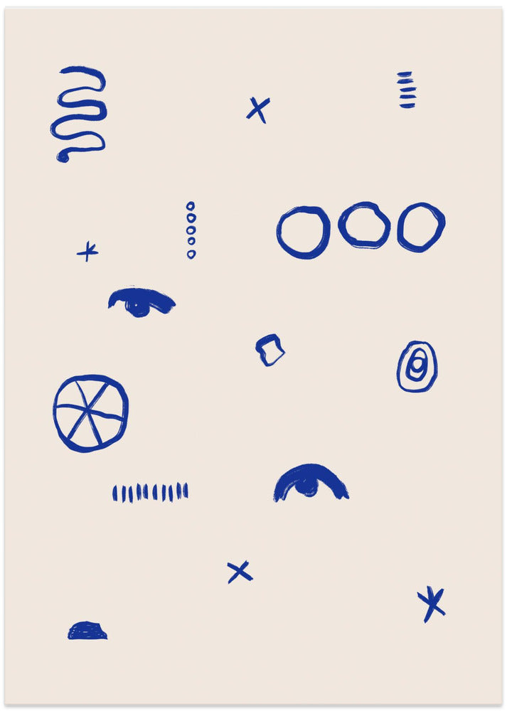 Blue Symbols Dance