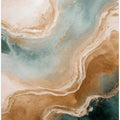 Turquoise Tones with Marbled Textures