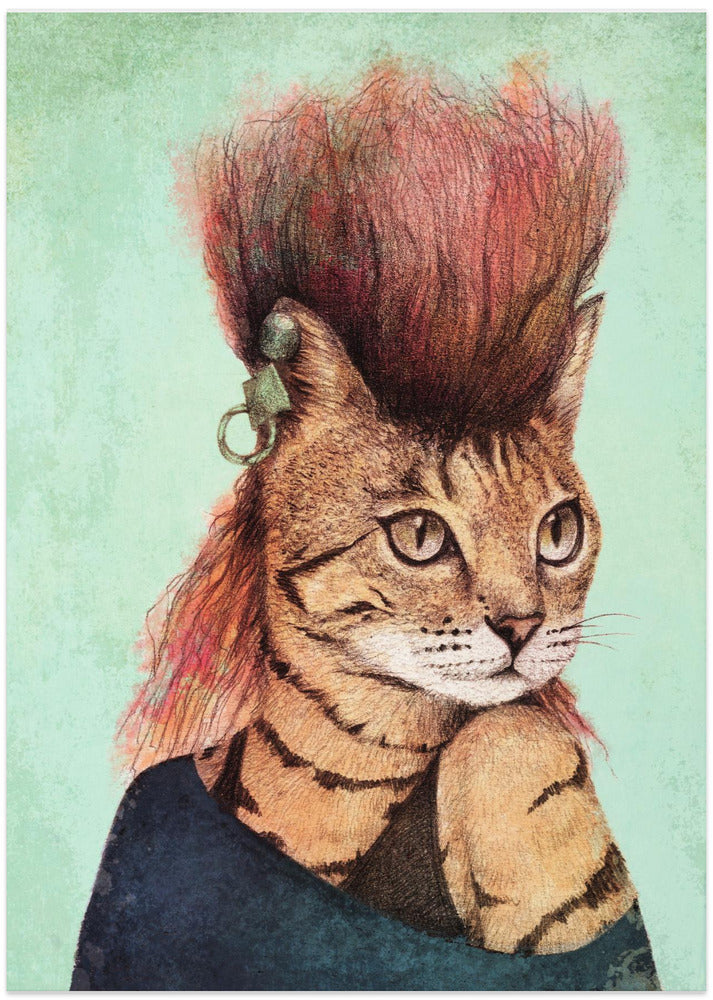 Stylish Tabby Cat