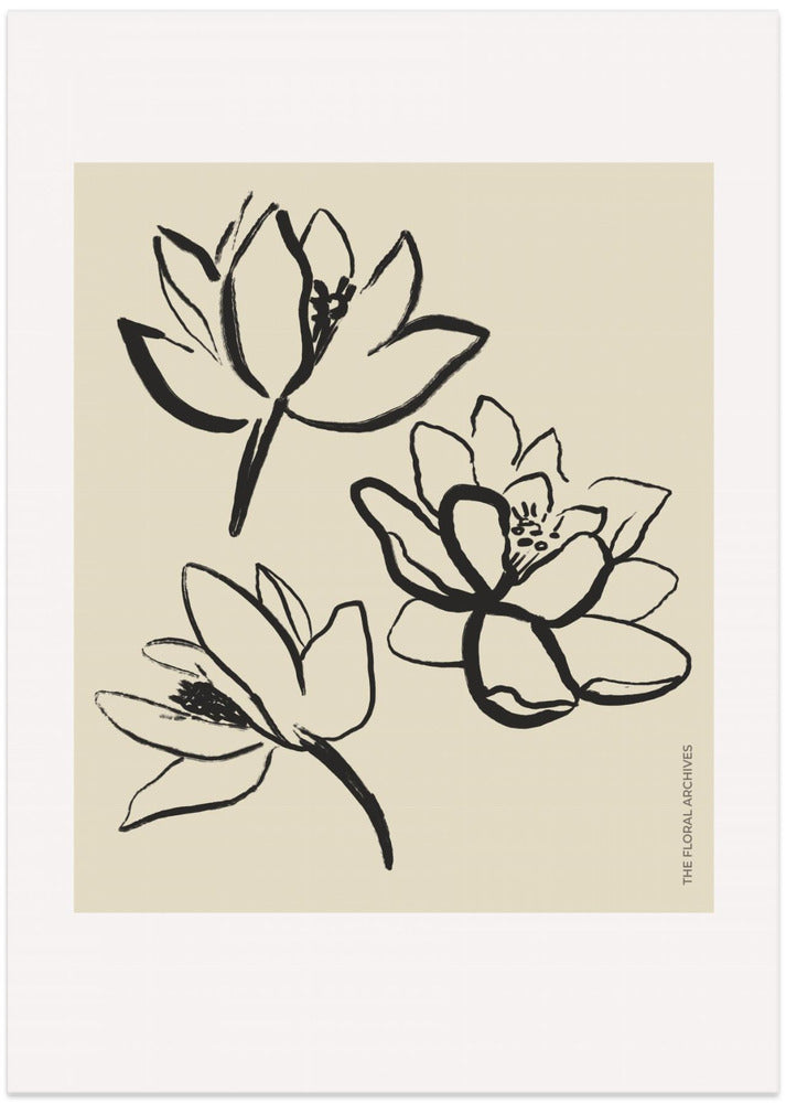 Black Ink Blossoms