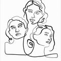 Three Faces, One Line
