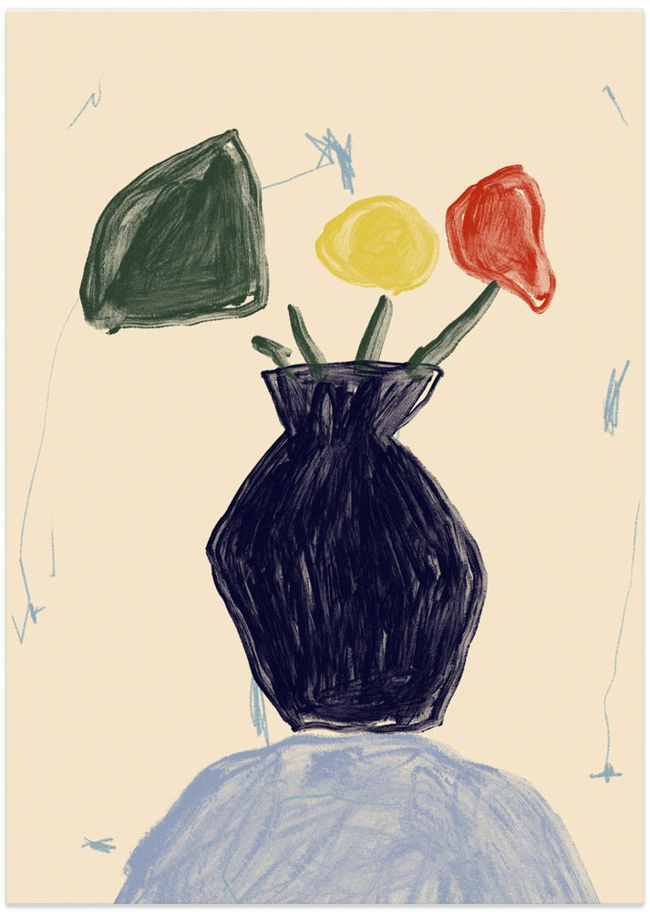Vivid Vase Blooms
