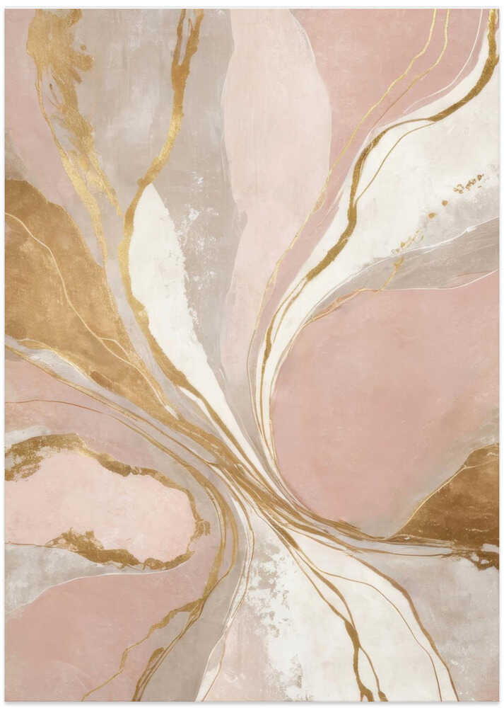Golden Petal Swirl