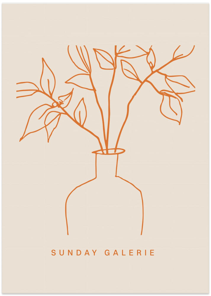 Line Vase Blooms