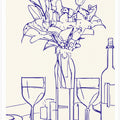 Vase and Wine Duo