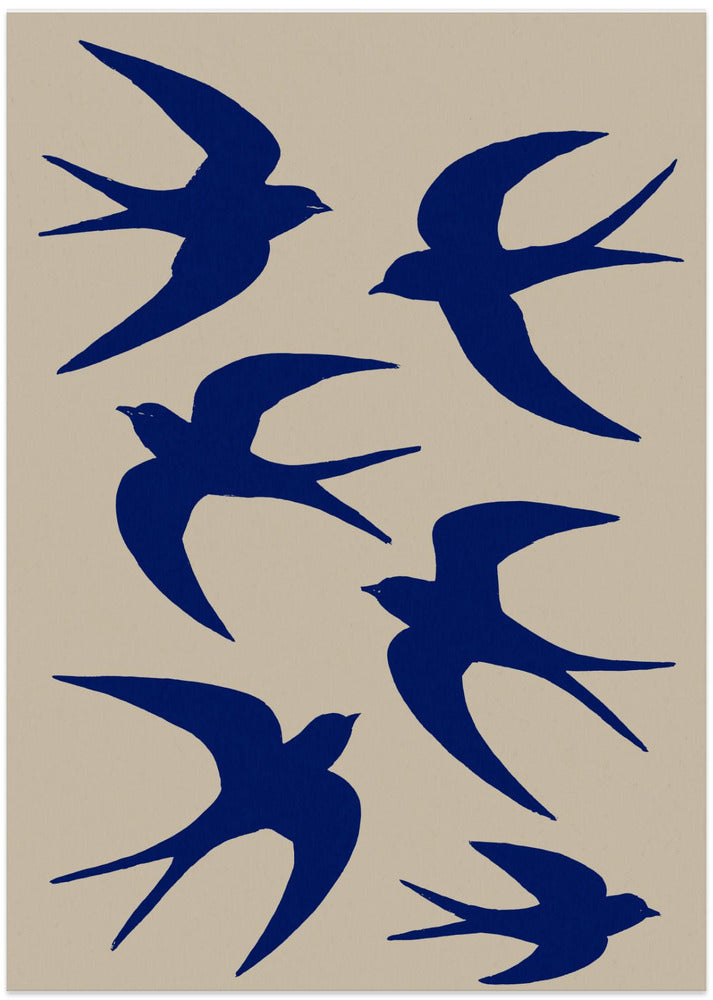 Blue Swallow Flight