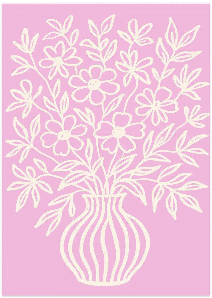 Floral Whimsy Vase